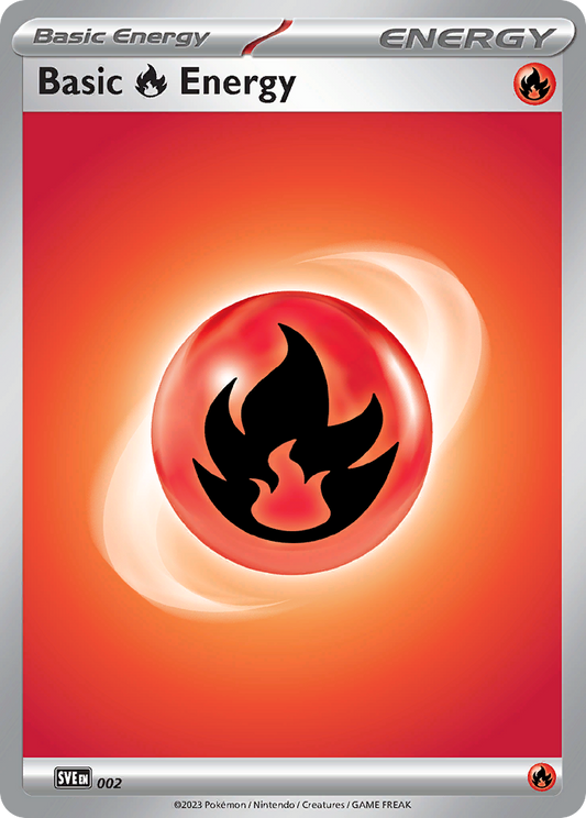 Basic Fire Energy 2/8 Common | Scarlet & Violet Energies | Pokemon Card