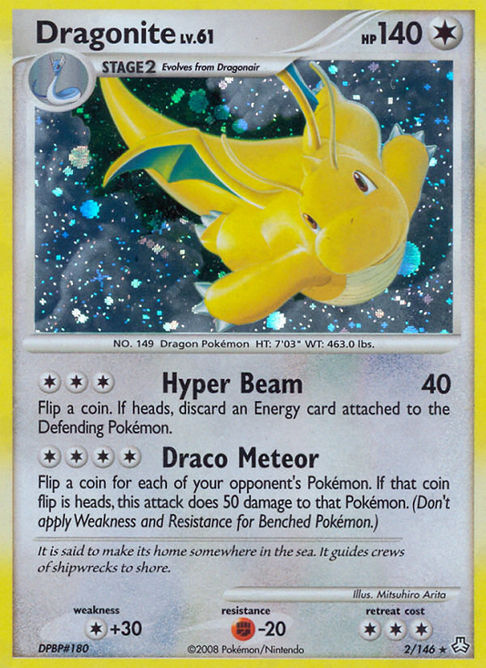 Dragonite 2/146 Rare Holo | Legends Awakened | Pokemon Card