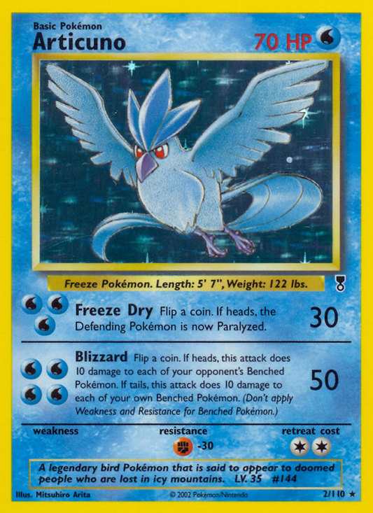 Articuno 2/110 Rare Holo | Legendary Collection | Pokemon Card