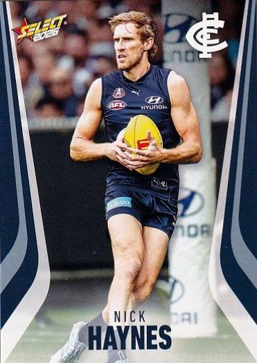 Nick Haynes #30 Carlton Blues | 2026 Select AFL Footy Stars | Trading Card