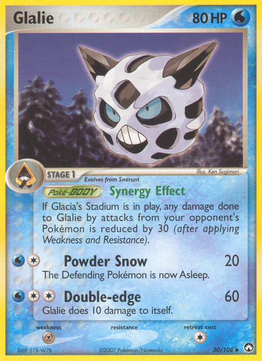 Glalie 30/108 Uncommon | Power Keepers | Pokemon Card