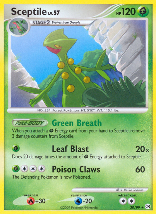 Sceptile 30/99 Rare | Arceus | Pokemon Card