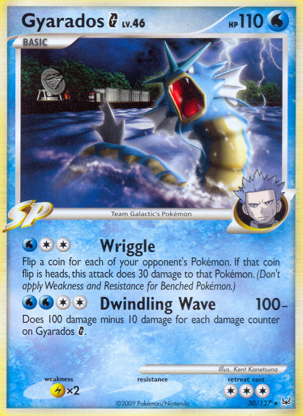 Gyarados G 30/127 Rare | Platinum | Pokemon Card
