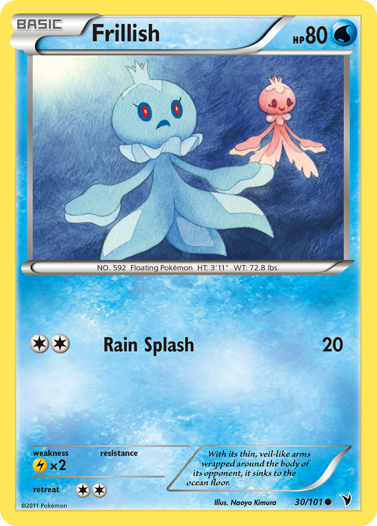 Frillish 30/101 Common | Noble Victories | Pokemon Card