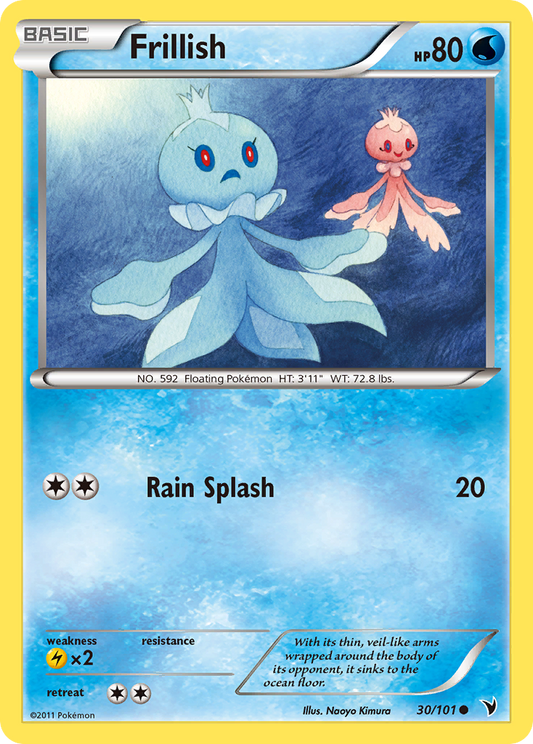 Frillish 30/101 Common | Noble Victories | Pokemon Card