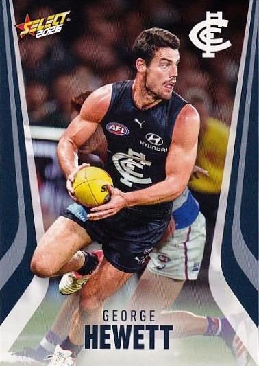 George Hewett #31 Carlton Blues | 2026 Select AFL Footy Stars | Trading Card