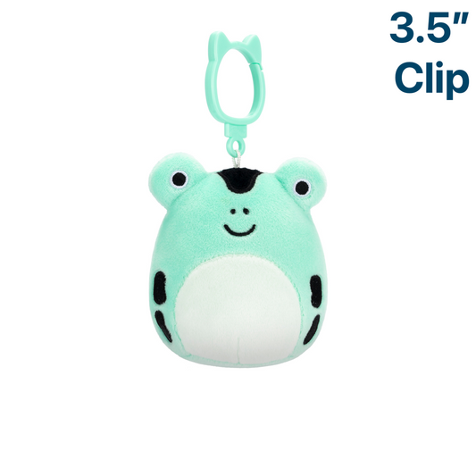 Dear the Dart Frog ~ 3.5" Clip On Squishmallow Plush