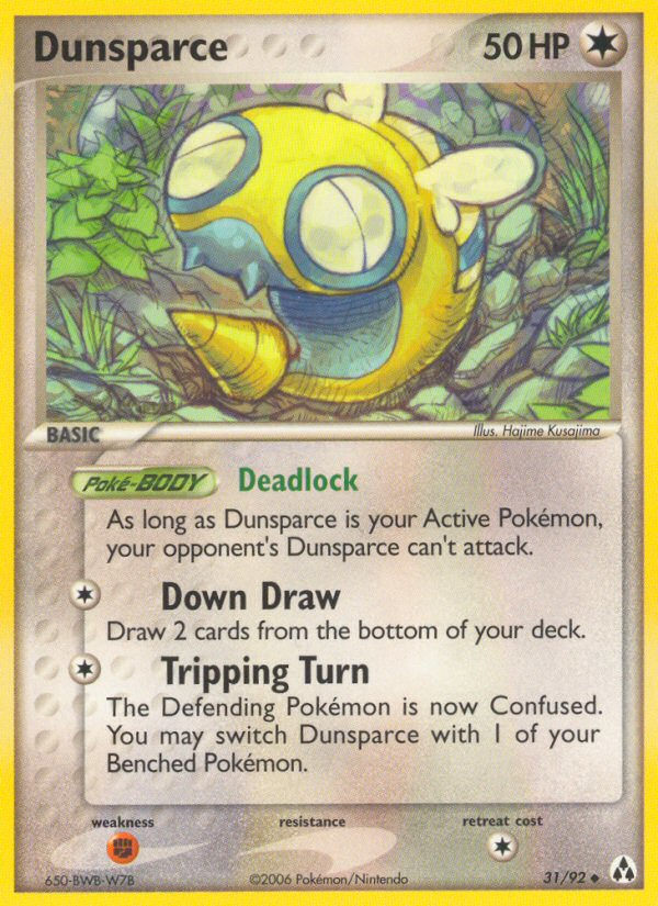 Dunsparce 31/92 Uncommon | Legend Maker | Pokemon Card