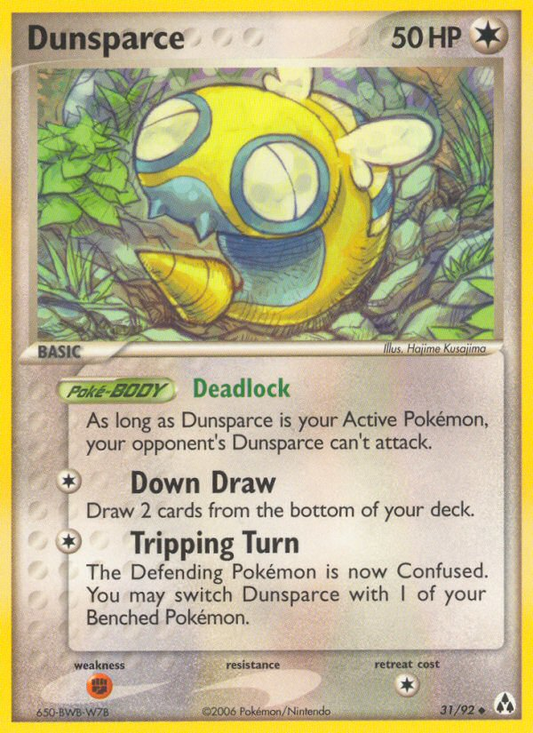 Dunsparce 31/92 Uncommon | Legend Maker | Pokemon Card