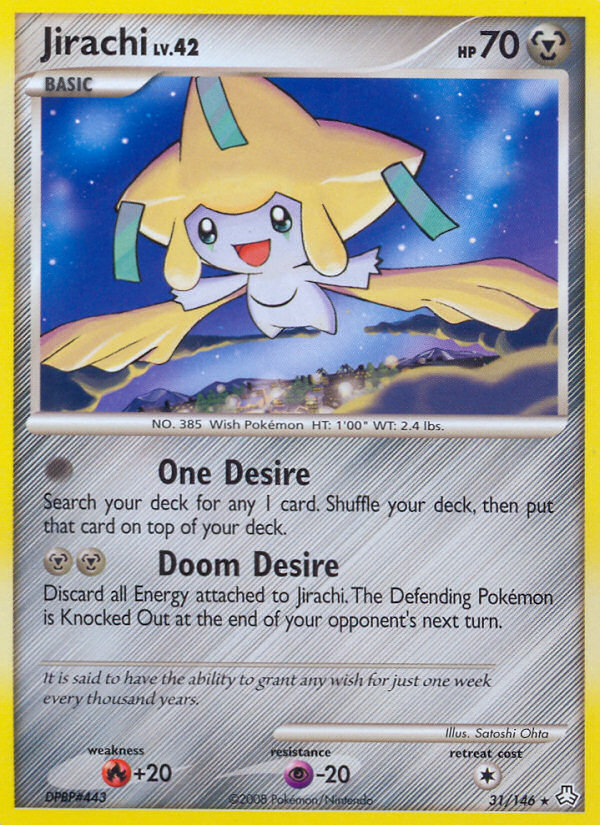 Jirachi 31/146 Rare | Legends Awakened | Pokemon Card
