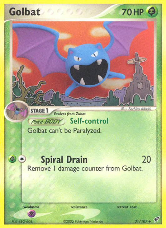 Golbat 31/107 Uncommon | Deoxys | Pokemon Card