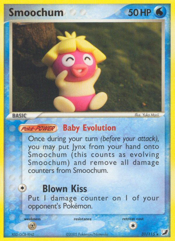 Smoochum 31/115 Rare | Unseen Forces | Pokemon Card