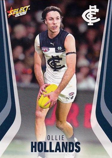 Ollie Hollands #32 Carlton Blues | 2026 Select AFL Footy Stars | Trading Card