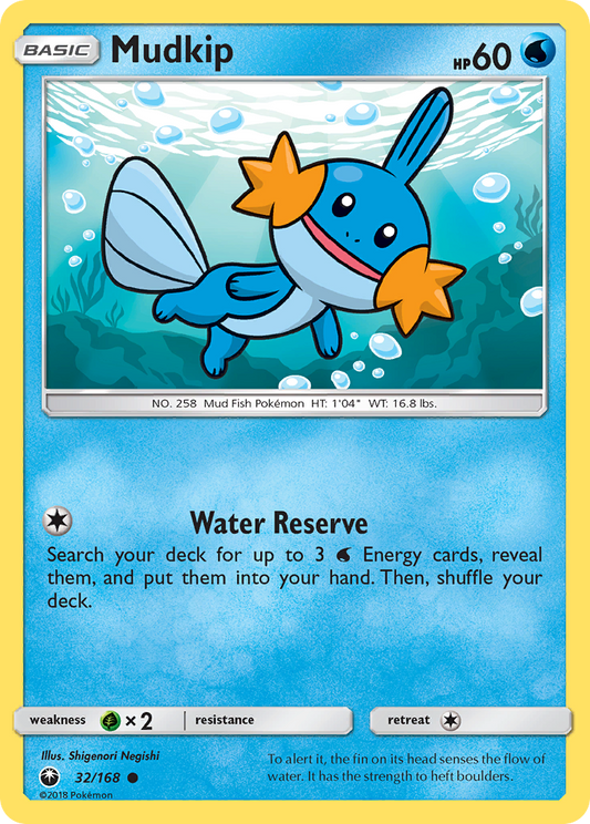Mudkip 32/168 Common | Celestial Storm | Pokemon Card
