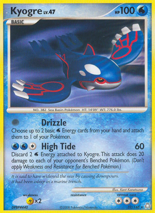 Kyogre 32/146 Rare | Legends Awakened | Pokemon Card