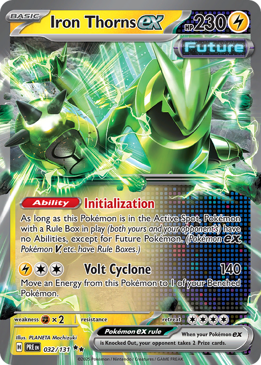 Iron Thorns ex 32/131 Double Rare | Prismatic Evolutions | Pokemon Card