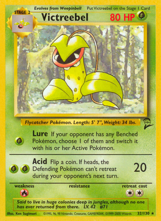 Victreebel 32/130 Rare | Base Set 2 | Pokemon Card