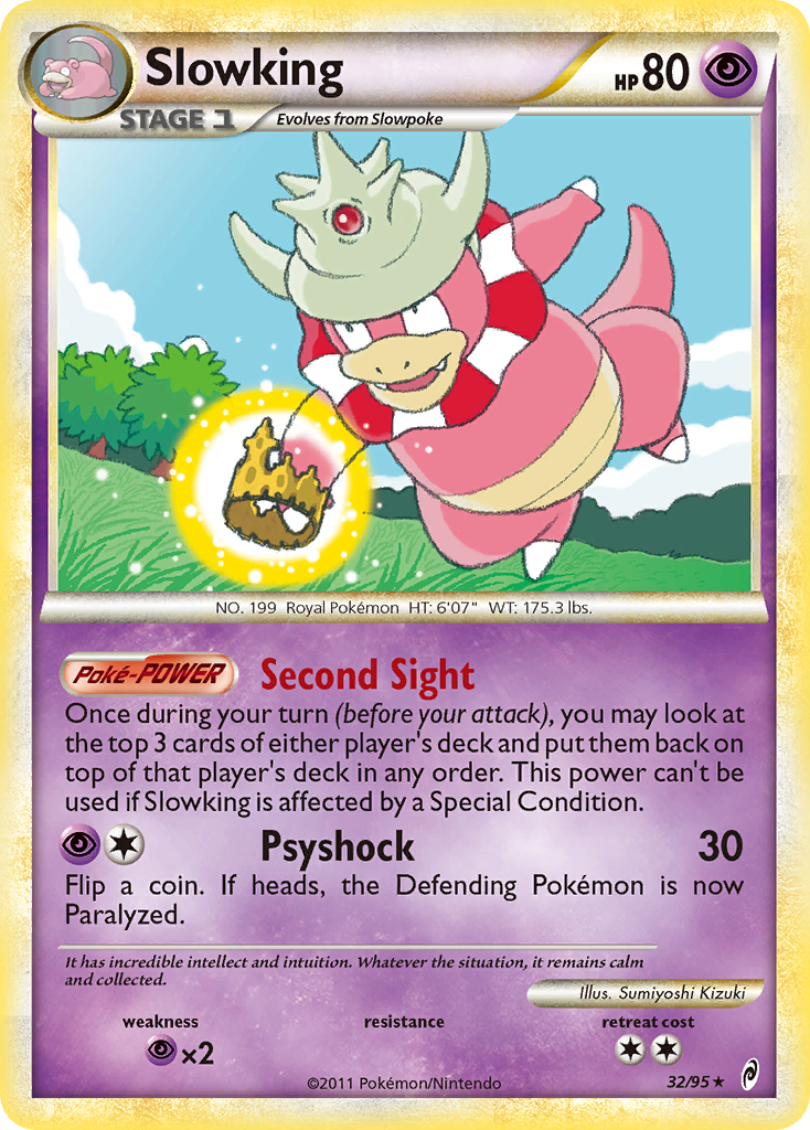 Slowking 32/95 Rare | Call of Legends | Pokemon Card