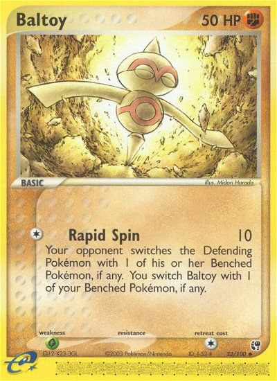 Baltoy 32/100 Uncommon | Sandstorm | Pokemon Card