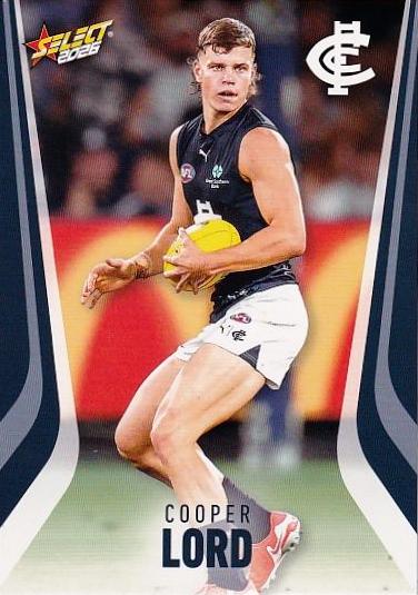 Cooper Lord #33 Carlton Blues | 2026 Select AFL Footy Stars | Trading Card