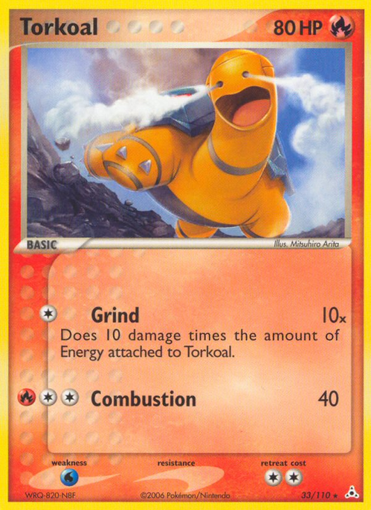 Torkoal 33/110 Rare | Holon Phantoms | Pokemon Card