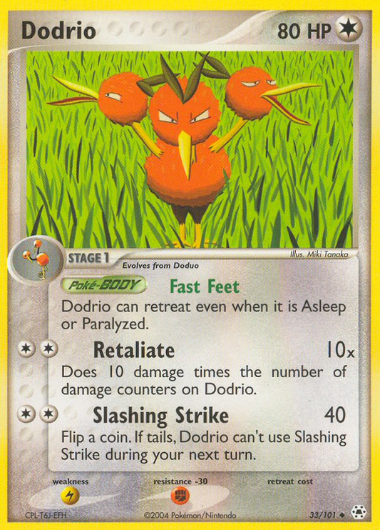 Dodrio 33/101 Uncommon | Hidden Legends | Pokemon Card
