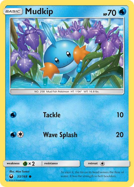 Mudkip 33/168 Common | Celestial Storm | Pokemon Card