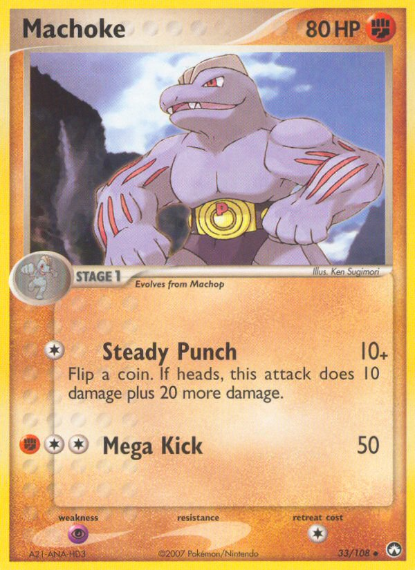 Machoke 33/108 Uncommon | Power Keepers | Pokemon Card