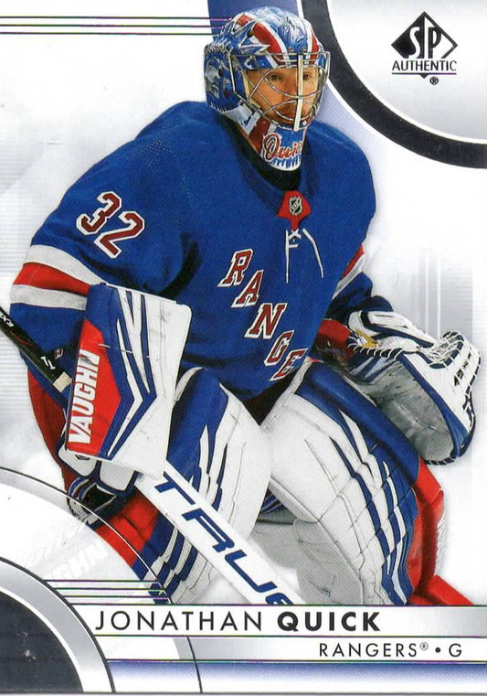 Jonathan Quick #34 New York Rangers | 2023-24 SP Authentic | NHL Trading Card
