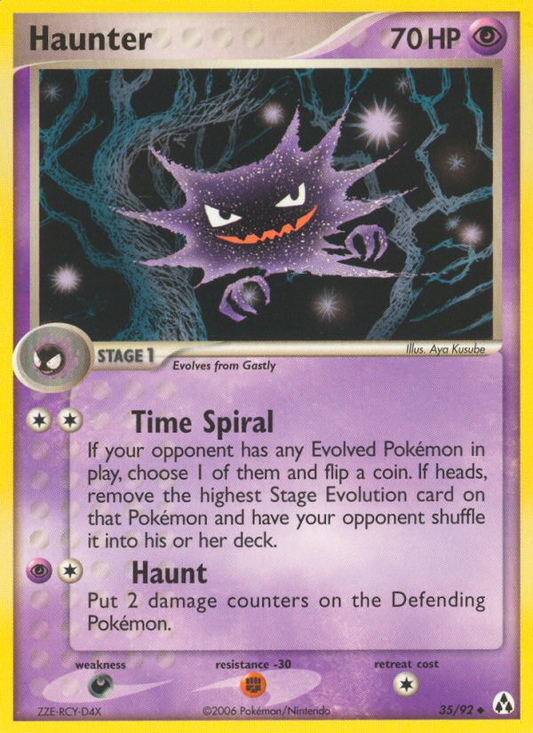 Haunter 35/92 Uncommon | Legend Maker | Pokemon Card