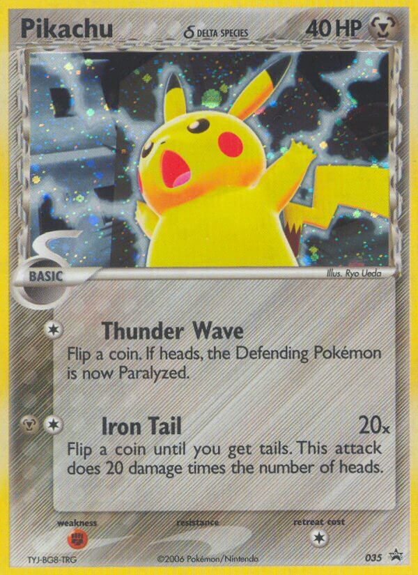 Pikachu δ #35 Promo | Nintendo Black Star Promos | Pokemon Card