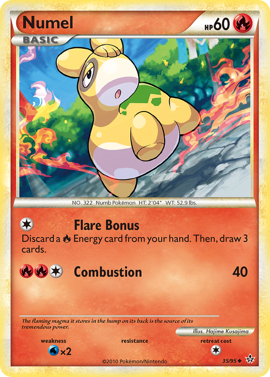 Numel 35/95 Uncommon | HS—Unleashed | Pokemon Card