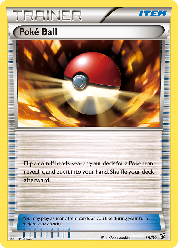 Poké Ball 35/39  | Kalos Starter Set | Pokemon Card