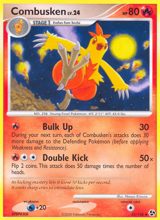 Combusken 35/106 Uncommon | Great Encounters | Pokemon Card