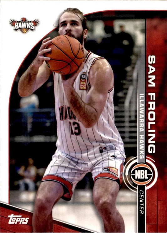 Sam Froling #36 Illawarra Hawks | 2023-24 Topps NBL | NBL Trading Card