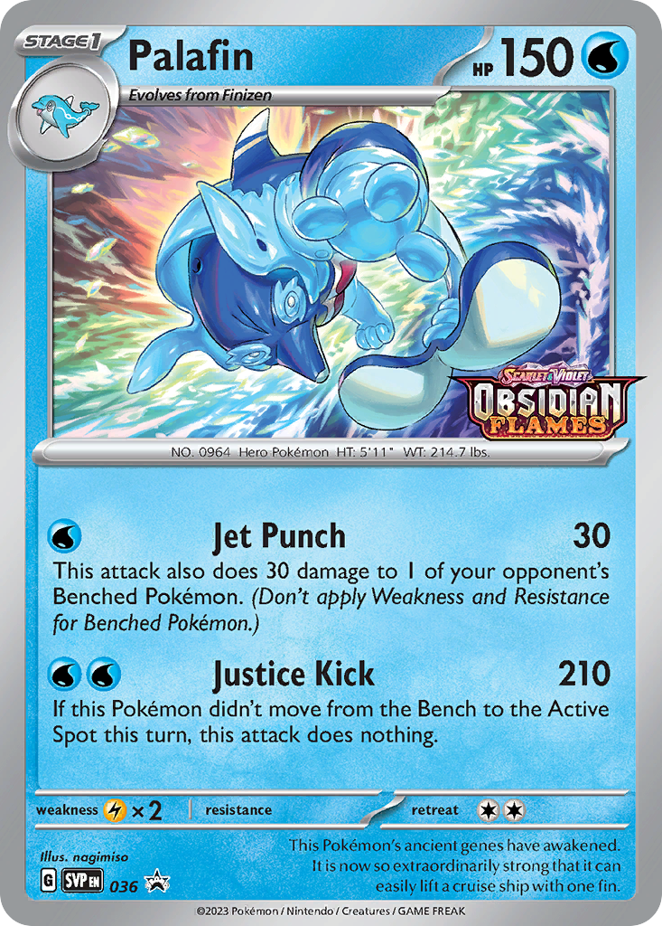 Palafin #36 Promo | Scarlet & Violet Black Star Promos | Pokemon Card