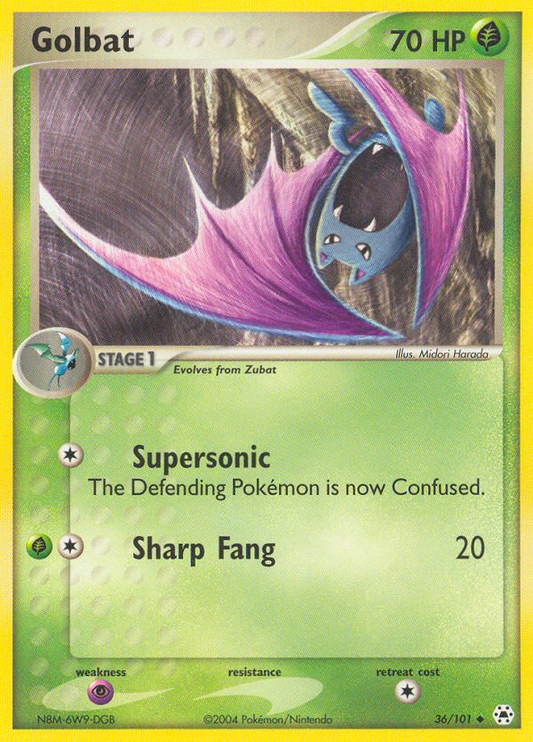 Golbat 36/101 Uncommon | Hidden Legends | Pokemon Card