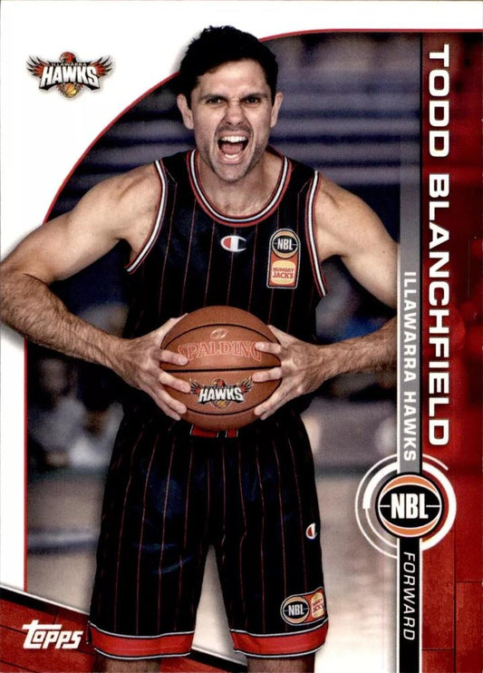 Todd Blanchfield #37 Illawarra Hawks | 2023-24 Topps NBL | NBL Trading Card