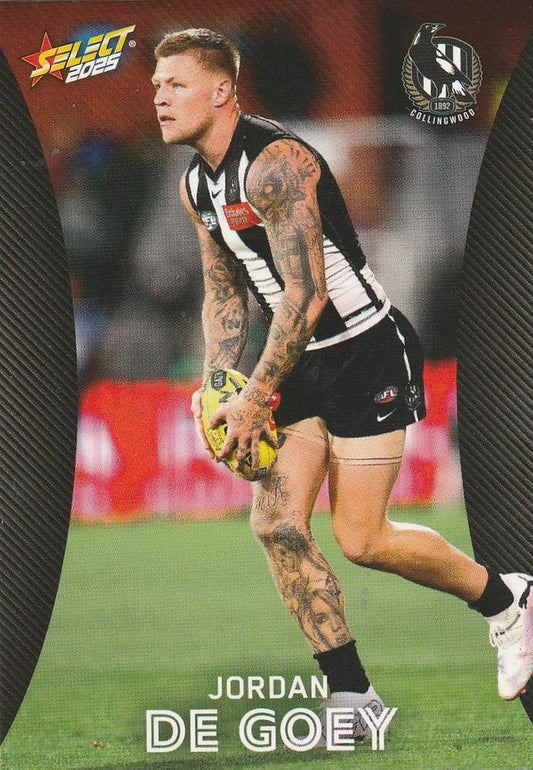 Jordan De Goey #37 Collingwood Magpies | 2025 Select AFL Footy Stars | Trading Card