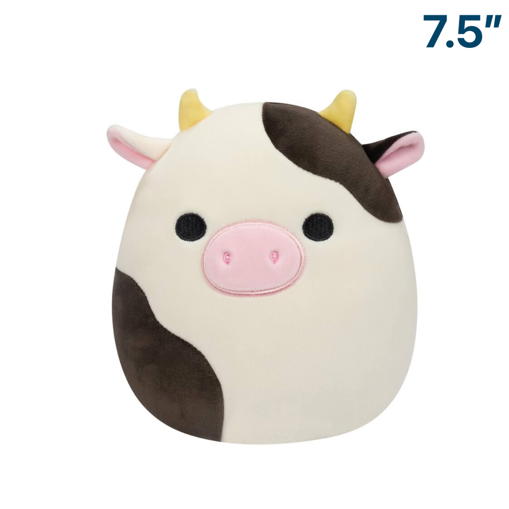 Classic Connor the Black and White Cow ~ 7.5" Wave 18 A Squishmallow Plush ~ In Stock ~ Limit ONE Per Customer