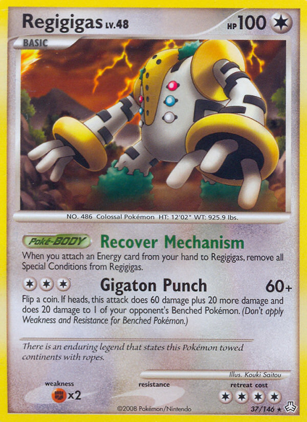 Regigigas 37/146 Rare | Legends Awakened | Pokemon Card