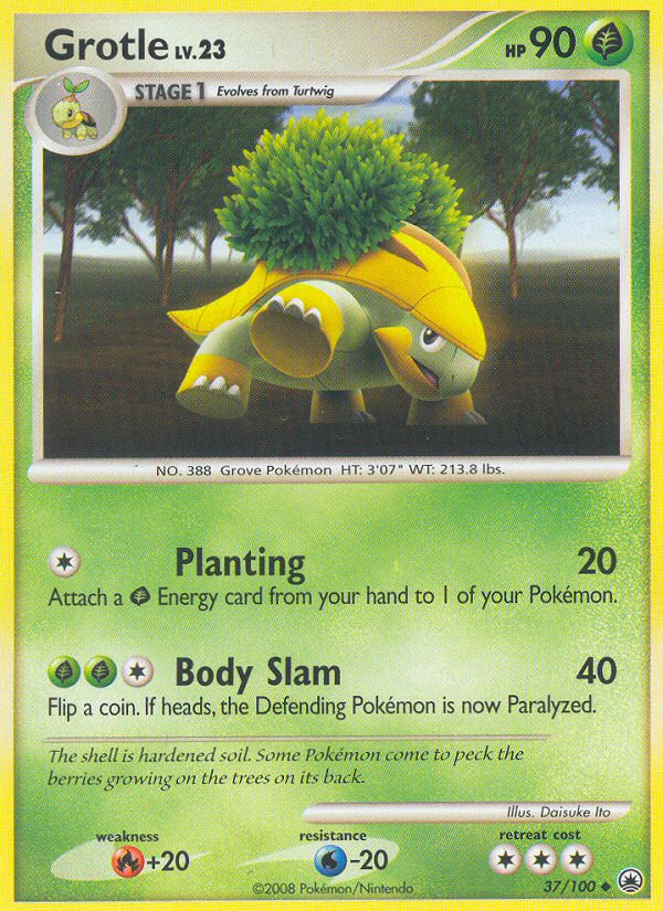 Grotle 37/100 Uncommon | Majestic Dawn | Pokemon Card