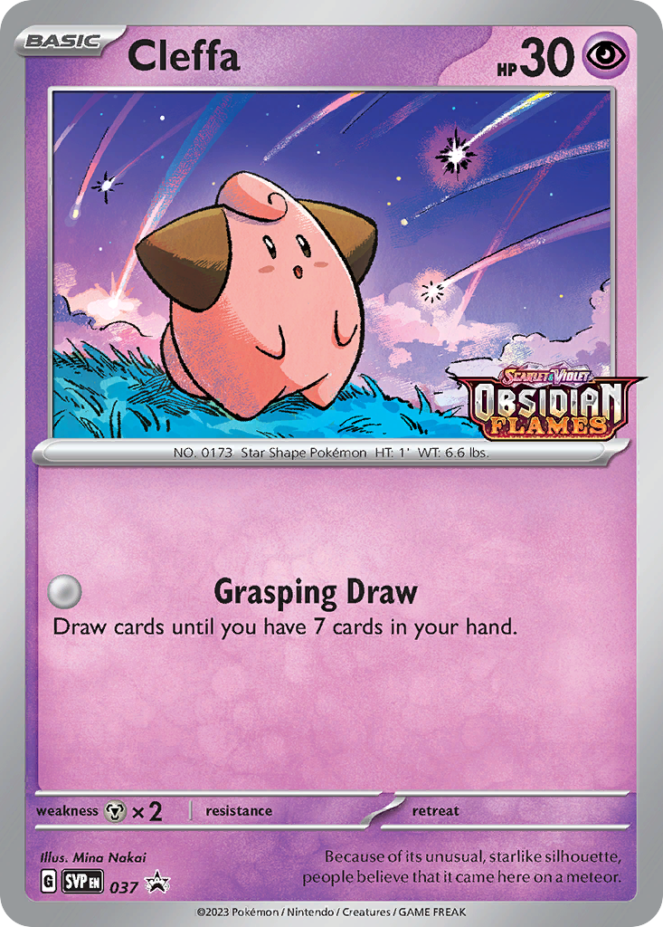 Cleffa #37 Promo | Scarlet & Violet Black Star Promos | Pokemon Card