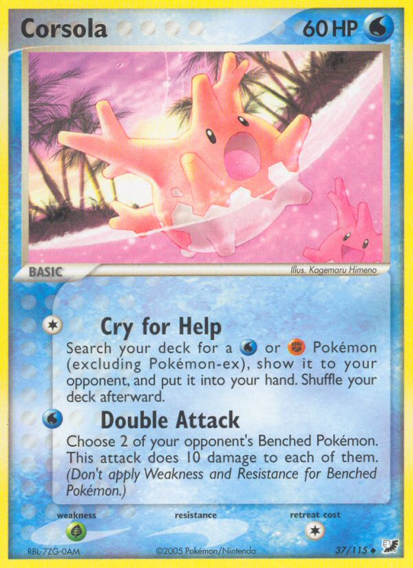 Corsola 37/115 Uncommon | Unseen Forces | Pokemon Card