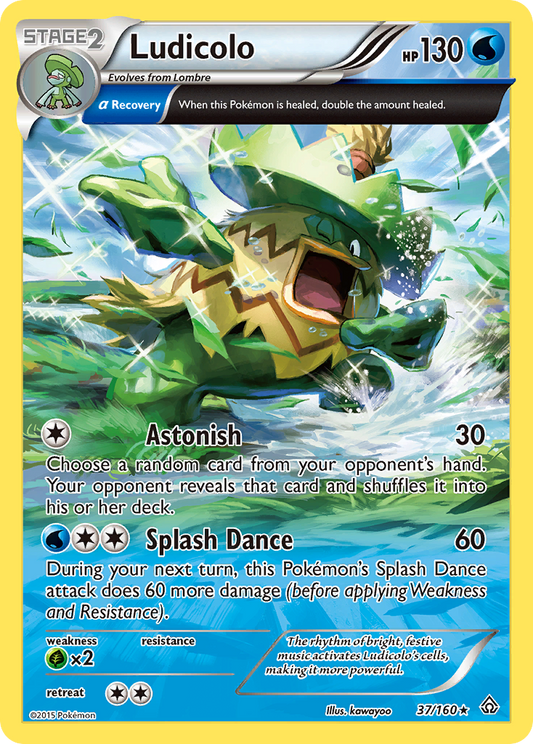 Ludicolo 37/160 Rare | Primal Clash | Pokemon Card