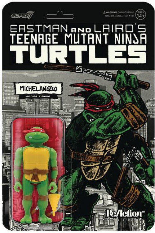 Michelangelo [Mirage Variant] | Teenage Mutant Ninja Turtles | ReAction Action Figure