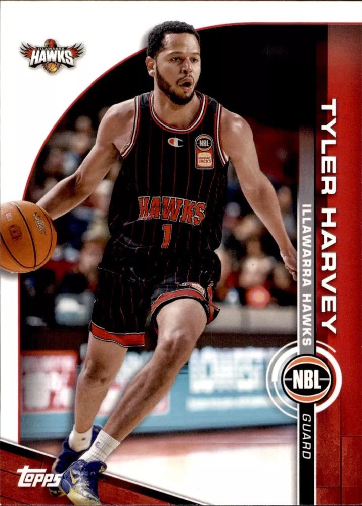 Tyler Harvey #38 Illawarra Hawks | 2023-24 Topps NBL | NBL Trading Card
