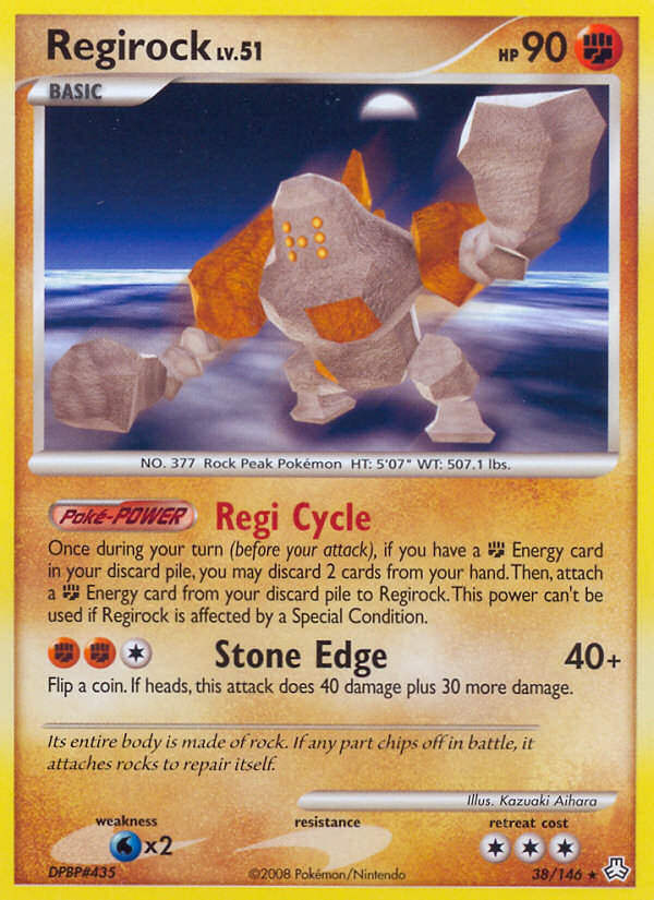 Regirock 38/146 Rare | Legends Awakened | Pokemon Card