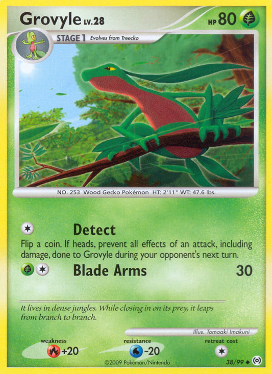 Grovyle 38/99 Uncommon | Arceus | Pokemon Card