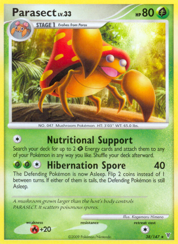 Parasect 38/147 Rare | Supreme Victors | Pokemon Card